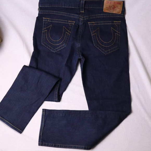 True Religion Other - True Religion Vinny Jeans Mens 38 Indigo Blue Slim Straight Made in USA Stretch